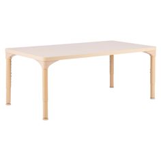 a white table on a white background with no people in the room to see it