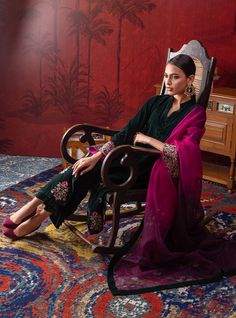 Syara – Zainab Chottani International Zainab Chottani, Velvet Dupatta, Velvet Dress Designs, Embroidered Motifs, How To Iron Clothes, Velvet Pants, How To Dye Fabric, Dress Designs, Digital Photography