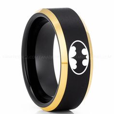 Batman Ring, Batman Wedding Band, Batman Wedding Ring, Batman Jewelry, Batman Ring, Batman Wedding Band, Batman Wedding Ring, Batman Jewelry Batman Wedding Theme, Batman Jewelry, Batman Wedding Rings, Batman Ring, Batman Wedding, Welding Tips, Tungsten Carbide, Custom Engraving, Wedding Band