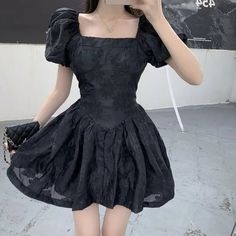 44601246023902|44601246056670 Floral Black Dress, Black Dress Women, Short Dresses Party, White Women Dresses, Nap Dress, Sweet Clothes, Shopping Party, Brimmed Hat, Elegant Attire