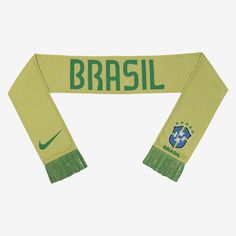 a scarf with the word brasil on it