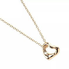 Tiffany&Co. Open Heart Necklace 0.3" Model K18 Pink Gold 1.64g Women Description Store Item No. I172224021 Item Necklace Brand Tiffany&Co. Model Name Open Heart Series 0.3" Model Gender Women Material K18 Pink Gold Size(Cm) Neck Around40cm Topw6.9mm X H6.2mm Size(Inch) Neck Around15.7inch Topw0.3inch X H0.2inch Weight 1.64g Accessories Storage Bagsouter Case Condition Rank A New Finished Condition Rank N New Brand New With Tags. S New / Unused New Item, But May Have Insignificant Scratches Or Sl Jewelry Tiffany, Open Heart Necklace, Necklace Brands, Tiffany Co Jewelry, Open Heart, Accessories Storage, New Item, Woman Colour, Pink Gold