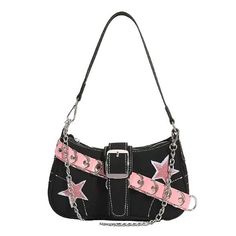 Y2K Baby Mini Handbag 90s Grunge Summer, Indie Aesthetic Outfits, Y2k Bags, Grunge Summer, Y2k Shoulder Bag, Goth Outfit, Club Fashion, Cute Coquette, Aesthetic Stores