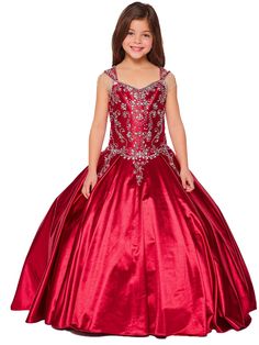 8016_BURG_MAIN1.jpg?0 Girls Formal Dresses, Corset Back, Bolero Jacket, Satin Gown, Junior Bridesmaid, Pageant Dresses, Beaded Fringe, Dress Purchase, Stretch Satin