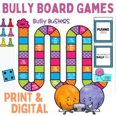 an image of a board game with the words'bully board games'on it