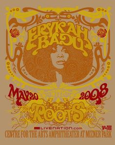 an event poster for the rock and roll's concert in new york, ny