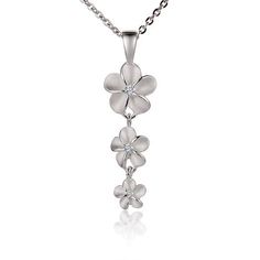 10-8-6m Plum.CZ Pend.(S) CL Beautiful Jewelry, Plum, 925 Silver, Silver Necklace, My Style, Pendant, 10 Things, Silver