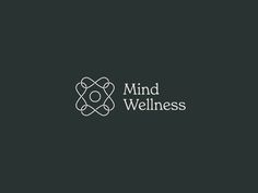 the logo for mind wellness, which is designed to look like an abstract design