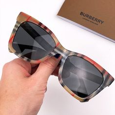 Burberry Sunglasses Elsa Be4346 394487 Brown Grey Women Brand Burberry Frame Shape Irregular Frame Color Brown (Vintage Check) Frame Material Acetate Lens Color Grey Lens Material Plastic Size 53 /17/140 Model Number Be4346 Color Code 394487 Gender Women 100% Uv Protection Authentic! Full Retail Package With All Accessories. Made In Italy Designer Sunglasses For Summer Beach, Designer Sunglasses For Beach In Summer, Designer Summer Beach Sunglasses, Designer Glass Sunglasses For Summer, Designer Multicolor Tinted Sunglasses, Luxury Multicolor Tinted Sunglasses, Luxury Multicolor Sunglasses With Mirrored Lenses, Designer Wayfarer Sunglasses For Summer, Luxury Multicolor Sunglasses With Tinted Lenses