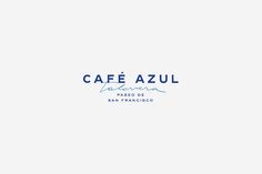 the logo for cafe azul in san francisco