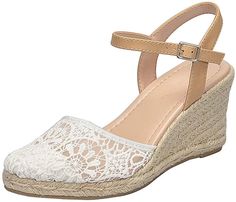 White & Natural Locman Espadrille - Women #afflink Korean Things, Shoe Wishlist, Clothes Collection, Fashion Shoes, Wedges, White, Clothes