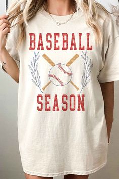 BASEBALL SEASON OVERSIZED GRAPHIC TEEPREMIUM COTTONOVERSIZED FIT Cotton T-shirt With Baseball Season Lettering, Varsity Cotton T-shirt For Baseball Season, Casual T-shirt With Baseball Season Screen Print, Baseball Season Graphic Print Crew Neck T-shirt, Baseball Season Graphic Print Relaxed Fit T-shirt, Oversized Graphic Tee, Baseball Season, Vintage Baseball, Hat Shop