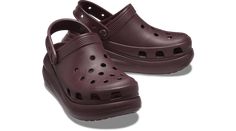 For a fresh new take on your favorite clog, look to the Classic Crush Clog. Featuring added height and a bold design, this dynamic new clog offers many personalization options, with Jibbitz™ holes on the upper and the pivoting backstrap. The Crocs comfort you love, plus an extra dose of height, attitude, and style.  Crush Clog Details:    Bold styling and added height  Unique 2-inch / 5.2cm height, measured from floor to heel rest  Customizable with Jibbitz™ charms  Iconic Crocs Comfort™: Lightw Crocs Crush Clog, Crocs Platform Clog, Affordable Non-slip Black Clogs, Black Clogs With Cork-bed Midsoles And Round Toe, Clog Crocs, Love Plus, Mule Clogs, Bold Design, Style Crush