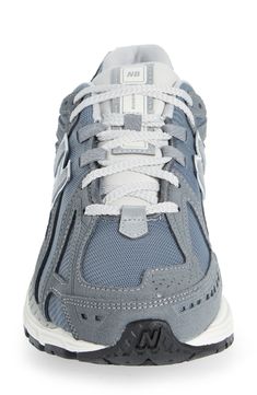 Inspired by the running styles of the 2000s, this highly cushioned sneaker provides a responsive and airy ride thanks to lightweight construction and airy mesh. 1 3/4" heel, 1" platform (size 11) ABZORB® impact-resistant foam sole cushions from heel to toe N-ergy outsole absorbs shock to keep every step cushioned and comfortable Stability Web® provides lightweight, durable arch support Leather and textile upper/synthetic lining/rubber sole Imported New Balance Walking Shoes With Cushioned Footbed For Streetwear, Casual Gray Trail Running Shoes For Errands, Gray New Balance Running Shoes With Cushioned Footbed, New Balance Gray Running Shoes With Cushioned Footbed, Casual Gray Running Shoes With Gel Cushioning, Athletic Fit Sneakers With Gel Cushioning And Lace-up, Casual Running Shoes With Breathable Mesh And Secure Fit, Athletic Fit Lace-up Sneakers With Gel Cushioning, Casual Walking Shoes With Ventilation For Errands