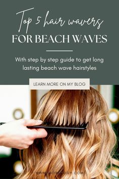 Summer beach wavy hairstyles can be recreated easily and effortlessly by using a hair wavers. It is one of the best hair tools and there are plenty available in the market with different prices and size. Lucky for you! I've rounded up 5 best hair wavers you can use to create long lasting and easy beach wave hairstyles. In this blog you'll also learn - How do you get beachy waves, The difference between a 3 barrel curling iron vs a deep barrel waver, How to create beach waves and more! Best Wave Hair Tool, Small Waves Hair, Best Beach Wave Curling Iron, 3 Barrel Waver Hair, Beachy Waves Tutorial, Easy Beach Waves, Waves With Curling Iron