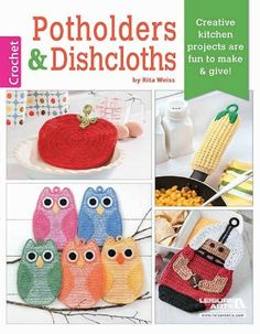 crochet patterns for potholders and dishcloths