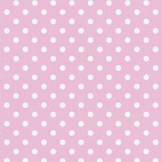 a pink background with white polka dots