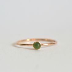 Earthy Rings Aesthetic, Rings With Small Stones, Gold And Jade Ring, Jade And Gold Ring, Gold Jade Ring, Jade Gold Ring, Everyday Rings Gold, Jade Ring Engagement, Jade Wedding Ring