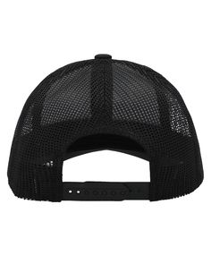 Low-Pro Trucker Cap - BLACK - OS | Pacific Headwear Low-Pro Trucker Cap in Black | Polyester Blend Black Breathable Outdoor Hat, Black Outdoor Hat With Visor, Black Visor Hat For Outdoor, Black Sports Trucker Hat With Curved Bill, Black Breathable Hat With Curved Visor, Black Trucker Hat With Visor For Sports, Black Sporty Snapback Hat With Visor, Sporty Black Snapback Baseball Cap, Black Mesh Trucker Hat With Curved Visor