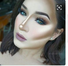 Contour Map, Cream Contour, Contour Makeup, Contouring And Highlighting, Makeup Goals, Makeup Techniques, Love Makeup, Beautiful Makeup