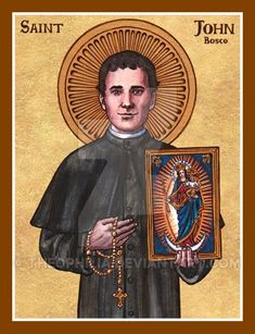 an icon of st john bosco