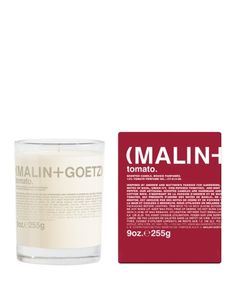 an image of a candle with the label for main - goetil on it