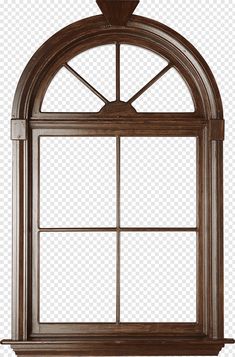 an open window with no glass on the top and bottom, as well as a wooden frame