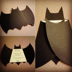 the cut out batman costume is ready to be made into a card board or book