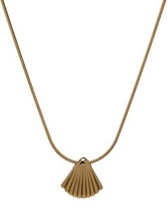 This Conchita necklace is perfect for any beach-loving fashionista. Crafted from water-resistant materials, it's durable enough to wear to the beach and stylish enough to dress up any casual outfit. Its unique seashell design adds a cool, on-trend touch to any look. 16" inch plus 2" inch extender. Water/ Tarnish resistant.
 Size: One Size Chic Beach Necklace For Summer, Chic Adjustable Necklaces For Beach, Chic Gold Necklace For The Beach, Trendy Shell Necklace For Beach, Seashell Design, Casual Outfit, Sea Shells, The Beach, Water Resistant