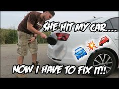 LIFE HACK: Fix Car Dents With BOILING WATER! *Easy* - YouTube How To Remove Bumper Stickers From Car, How To Get Dents Out Of Car, How To Fix Paint Chips On Car, Car Driving Tips And Tricks, Fixing Cars, Mechanic Fixing Car, Life Hacks Youtube, Cheap Hobbies