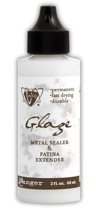 a bottle of glass paint on a white background