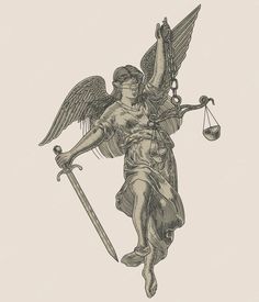 Justice Tattoo, Balance Tattoo, Zeus Tattoo, Scale Tattoo, Balance Scale, Greek Mythology Tattoos, Mythology Tattoos, Line Art Vector, Greek Tattoos