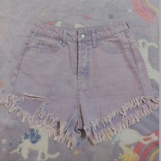 Size 4 Wild Fable High Rise Pastel Purple Denim Shorts These 5 Pocket, Distressed Bottom, Mom Jean Shorts Are Perfect For Summer! Looks Super Cute With A Bikini Top! Never Worn Smoke-Free Home Purple Denim, Mom Jean Shorts, Mom Jeans Shorts, High Rise Denim Shorts, Mom Jean, Pastel Purple, High Rise Denim, Wild Fable, Summer Looks