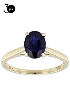 1.44ct Oval Blue Mahaleo�� Sapphire 14k Yellow Gold Solitaire Ring. Measures Approximately 0.31"L X 0.16"W. Yellow Gold Solitaire Ring, Yellow Gold Solitaire, Eyewear Shop, Gold Solitaire Ring, Stackable Bracelets, Yellow Gold Ring, Dainty Jewelry, Types Of Rings, Turquoise Gemstone