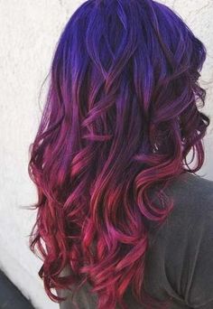 Rock Your Hair, Red Ombre Hair, Hair Balayage, Red Hair Color, Grunge Hair, Crazy Hair