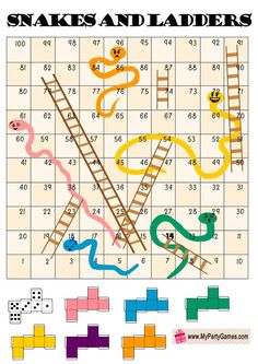 snakes and ladders game for kids