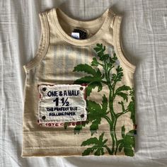 Y2k Tank Top, Y2k Tank, Grunge Streetwear, Neue Outfits, Coconut Tree, Tree Print, Mode Vintage