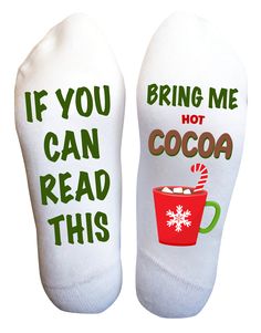 Hot Cocoa Socks, Christmas Socks Socks Drawer, Socks Christmas, Sock Drawer, White Beard, Christmas Funny, Funny Socks, Holiday Memories, Christmas Socks, Casual Socks