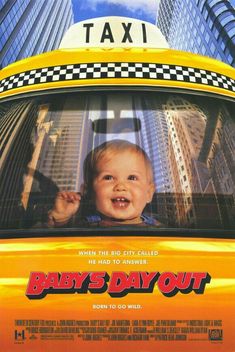 the movie baby's day out features a taxi cab with a child in it