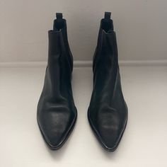 Marc Fisher Booties. Color Is Black. Size Is Women’s 8.5. In Great Shape, Have Only Worn A Handful Of Times. Marc Fisher Combat Boots, Black Mid-calf Boots With Sculpted Heel And Almond Toe, Marc Fisher Boots Black, Marc Fisher, Black Booties, Bootie Boots, Ankle Boots, Women Shoes, Boots