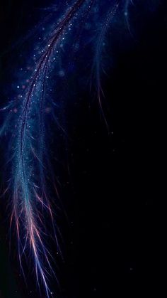 an image of fireworks in the night sky with stars and sparkles coming out of them