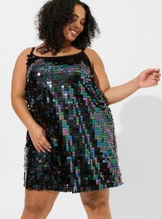 Mini Payette Sequin Tank DressMini Payette Sequin Tank Dress, BLUE MULTI Plus Size Sequin Shift Dress, Plus Size Eras Tour Outfit Ideas, Plus Size Eras Tour, Plus Size Eras Tour Outfits, Knit Skater Dress, Midi Skater Dress, Chiffon Wrap, Sequin Cocktail Dress, Maxi Jersey Dress