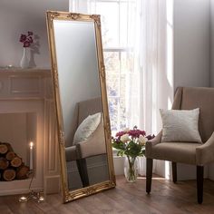 This traditional leaner mirror will be the focal point of your living space. It features a swept wooden frame and bevelled edges which gives a feeling of light and space in your room.Beautiful hand made mirrors crafted here in the UK. Established from humble beginnings over the decades Yearn have become master mirror makers and still manufacturer using traditional techniques as well as modern processes. Their team of Artisans have an array of skill sets that come together to produce beautifully crafted mirrors. Founded in the heart of the East End of London, Yearn have stayed loyal to their roots with their production facility still based in Hackney, London. Quality is at the forefront of the Brands thinking with the detailed finishes and crisp reflective qualities clear to see. The team o Rustic Full Length Mirror, Beveled Edge Mirror, Floor Standing Mirror, Leaner Mirror, Length Mirror, Standing Mirror, Light And Space, Full Length Mirror, Mirror Wall Art