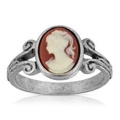 Pewter Carnelian Cameo Oval Ring Size 7 Cameo Rings, Pewter Ring, Petite Jewelry, Macys Jewelry, 1928 Jewelry, Vintage Inspired Jewelry, Cameo Jewelry, Cameo Ring, Oval Ring