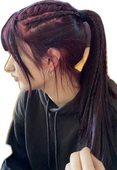 Red Hair Styles Hairstyles Braids, Cool Hair Up Styles, Red Hair Hairstyles Braids, Karate Hairstyles, Rock Style Hair, Jedi Hairstyles Female, Red Hair Outfit Ideas, Red Hair Braids, Hair Stylies