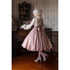 A classic dress that will make you look like an elegant and gorgeous countess. The design looks like a combination of a white embroidered blouse and a high-waisted skirt. Her chest is decorated with beautiful embroidery and pleats, and the fluffy skirt part gives an elegant impression. 
 

 

 
 
 ＜Item＞ 
 
 Long length 
 Middle length 
 
 
 ＜Size＞ 
 
 
 Long length 
 
 S size 
 
 Length: 110cm 
 Shoulder width: 36cm 
 Bust: 88.5cm 
 Waist: 68cm 
 Sleeve length: 71cm 
 
 M size 
 
 Length: 111.5 Feminine A-line Dress With Lined Skirt, Elegant Dresses With Pleated Bodice And Flared Skirt, Feminine Formal Dress With Flared Skirt, Formal Feminine Dress With Flared Skirt, Formal Flared Skirt Feminine Dress, Elegant Beige Dress With Flared Skirt, Elegant Spring Dress With Flared Skirt, Feminine Long Sleeve Lined Dress, Feminine Long Sleeve Dress With Lined Skirt