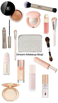 Clean Girl Makeup Products, Capsule Makeup, Preppy Makeup, Makeup Routines, Clean Girl Makeup, Makeup Order, Makeup Bag Essentials, Makeup Help