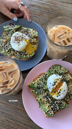 #aesthetic #food #foodblogger #lunch #lunchideas #avocado #avocadotoast #avocadoeggsalad Comfort Foods, Healthy Snacks Recipes, I Love Food