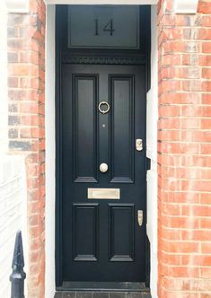 Record Shelves, Victorian Flat, Communal Area, Victorian Front Doors, Cottage Front Doors, Front Door Inspiration, Pink Front Door, Yellow Front Doors