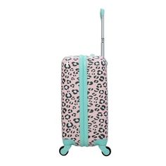 Crckt 20" Kids' Hardside Spinner Suitcase - Animal Print, Kids Unisex Playful Rectangular Luggage For Travel, Playful Rectangular Travel Luggage, Carryon Suitcase, Hardside Spinner Luggage, Spinner Suitcase, Carry On Size, Spinner Luggage, Baby Girl Hats, Knitted Gloves